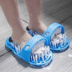 Shower foot scrubber massager